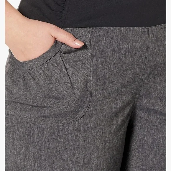 🐲💙PrAna Summit Charcoal Grey Short Fit Pants - Picture 7 of 12
